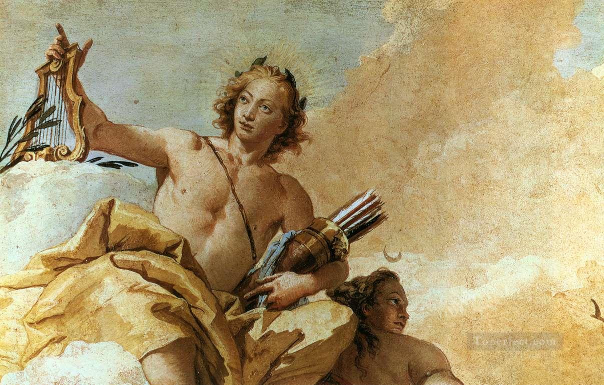 Villa Valmarana Apollo and Diana Giovanni Battista Tiepolo Oil Paintings